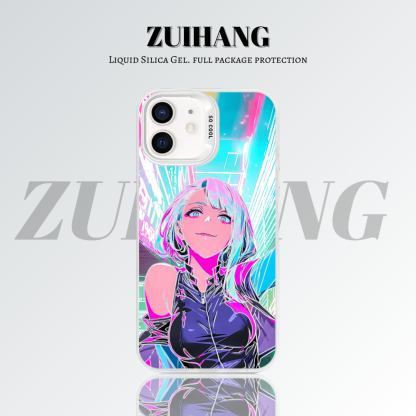 【大集合2.0】動漫彩銀線條漸變防摔手機殼-ZUIHANG SHOP