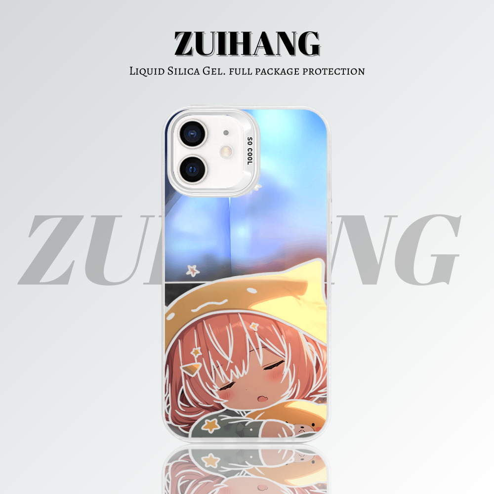 【大集合2.0】動漫彩銀線條漸變防摔手機殼-ZUIHANG SHOP