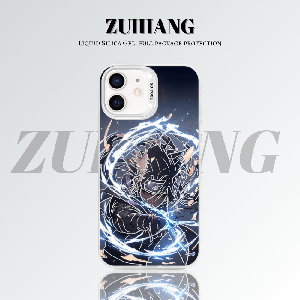 【大集合2.0】動漫彩銀線條漸變防摔手機殼-ZUIHANG SHOP