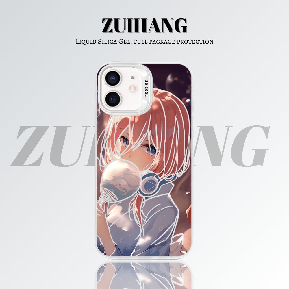 【大集合2.0】動漫彩銀線條漸變防摔手機殼-ZUIHANG SHOP