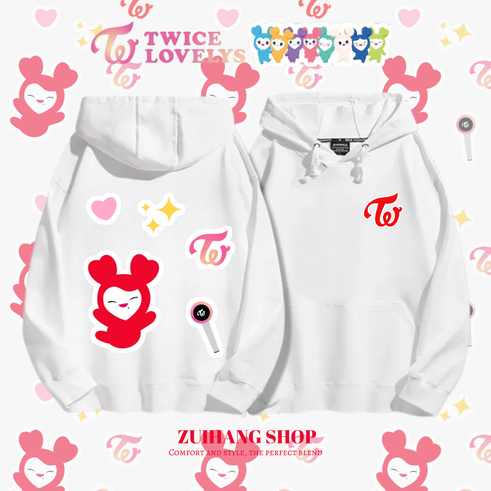 Twicelovely新款 親子情侶男女款連帽衛衣-ZUIHANG SHOP