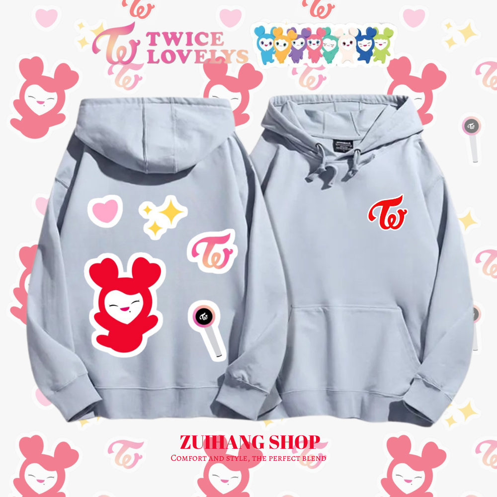 Twicelovely新款 親子情侶男女款連帽衛衣-ZUIHANG SHOP