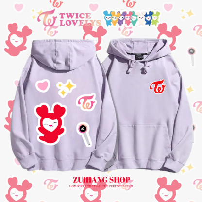 Twicelovely新款 親子情侶男女款連帽衛衣-ZUIHANG SHOP