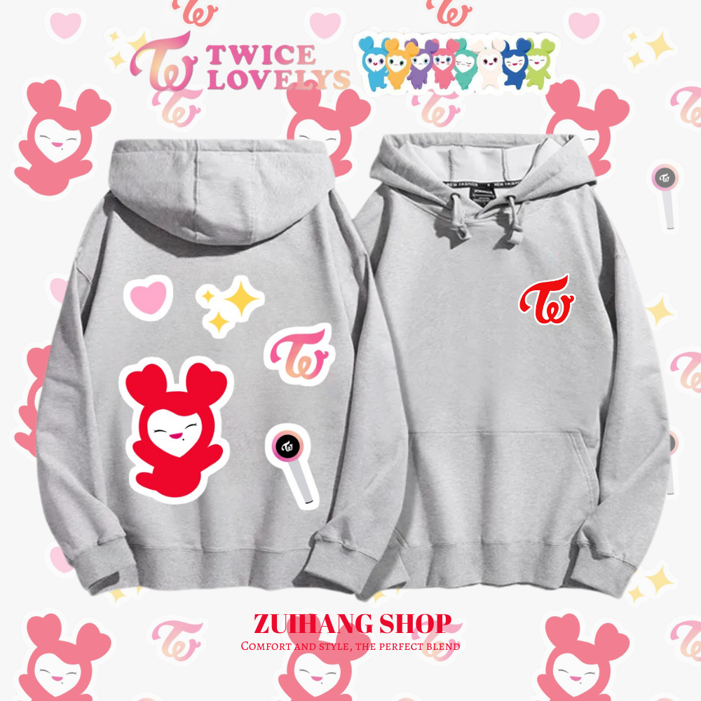 Twicelovely新款 親子情侶男女款連帽衛衣-ZUIHANG SHOP
