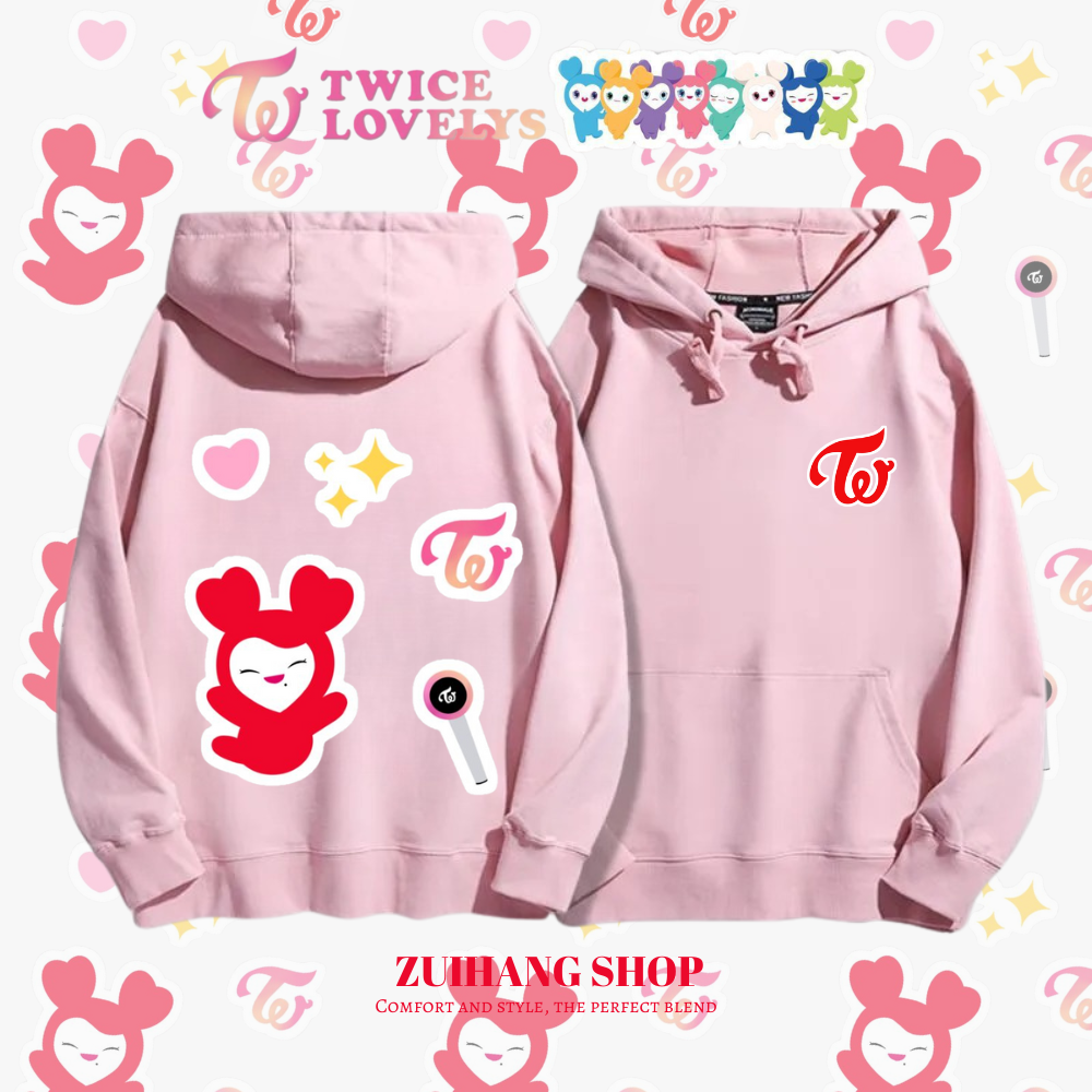 Twicelovely新款 親子情侶男女款連帽衛衣-ZUIHANG SHOP