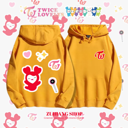 Twicelovely新款 親子情侶男女款連帽衛衣-ZUIHANG SHOP