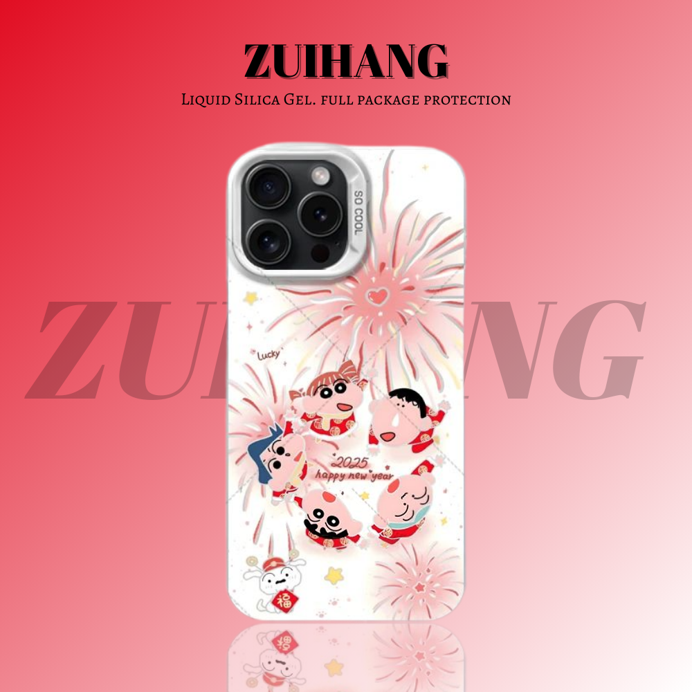 蠟筆小新彩銀防摔手機殼-ZUIHANG SHOP