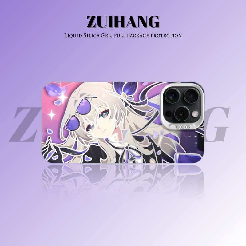 崩壞:星穹鐵道彩銀線條漸變防摔手機殼-ZUIHANG SHOP