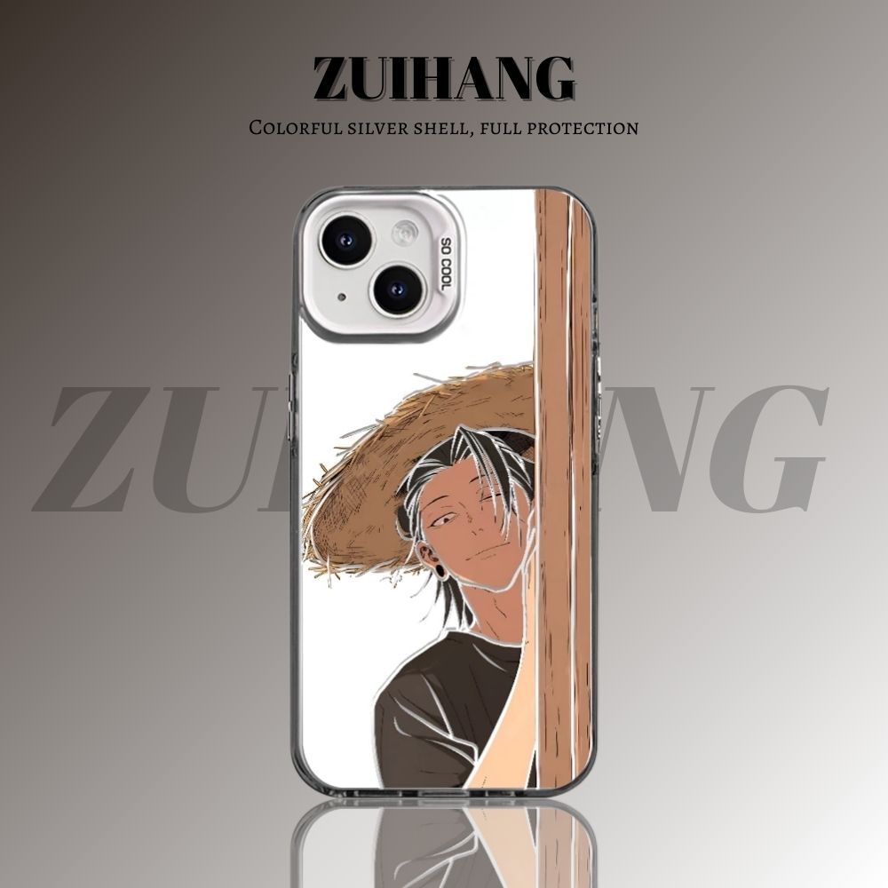 咒術迴戰彩銀線條漸變防摔手機殼-ZUIHANG SHOP