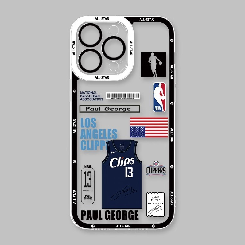 喬丹NBA籃球天使眼透明防摔軟殼-ZUIHANG SHOP