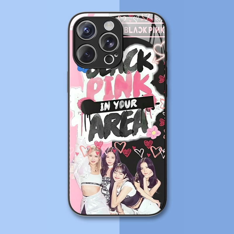 BLACKPINK新款高清全包防摔玻璃殼-ZUIHANG SHOP