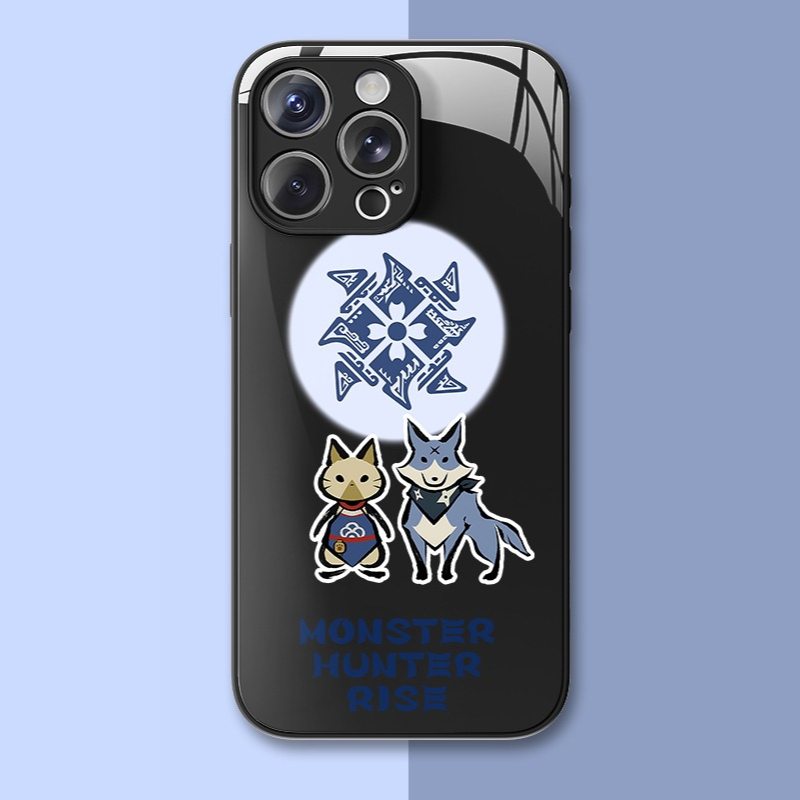 魔物獵人新款高清全包防摔玻璃殼-ZUIHANG SHOP