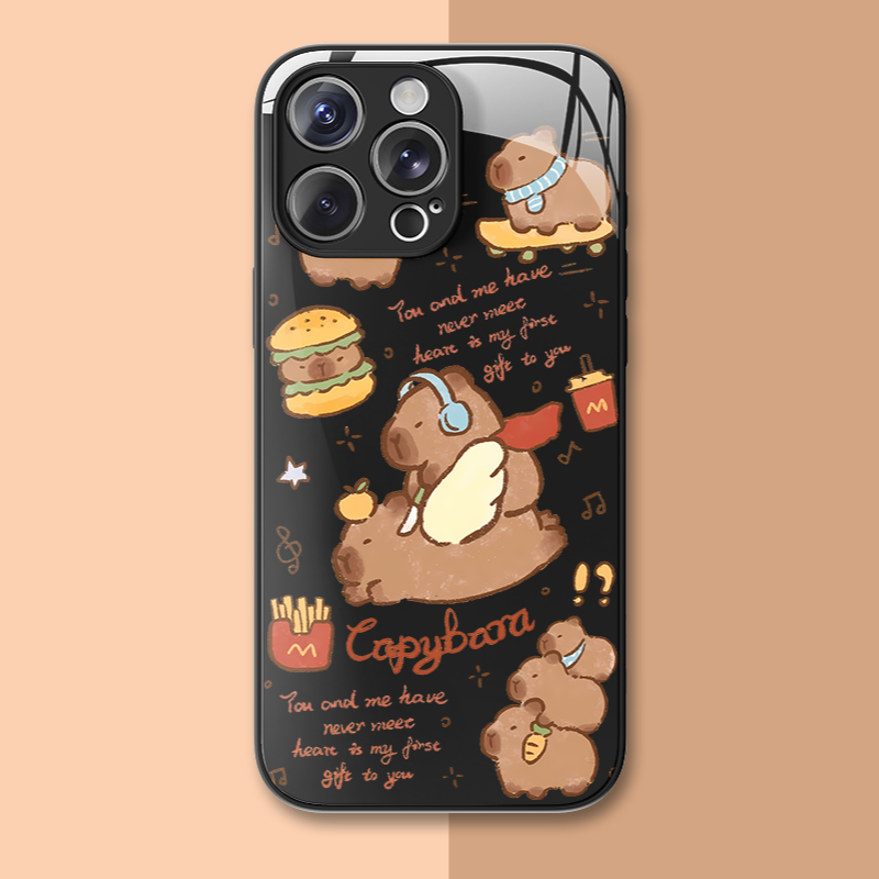 卡皮巴拉新款高清全包防摔玻璃殼-ZUIHANG SHOP