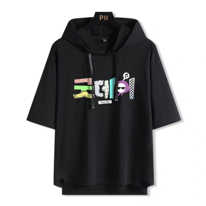 G-DRAGON 權志龍 連帽短袖T恤-ZUIHANG SHOP