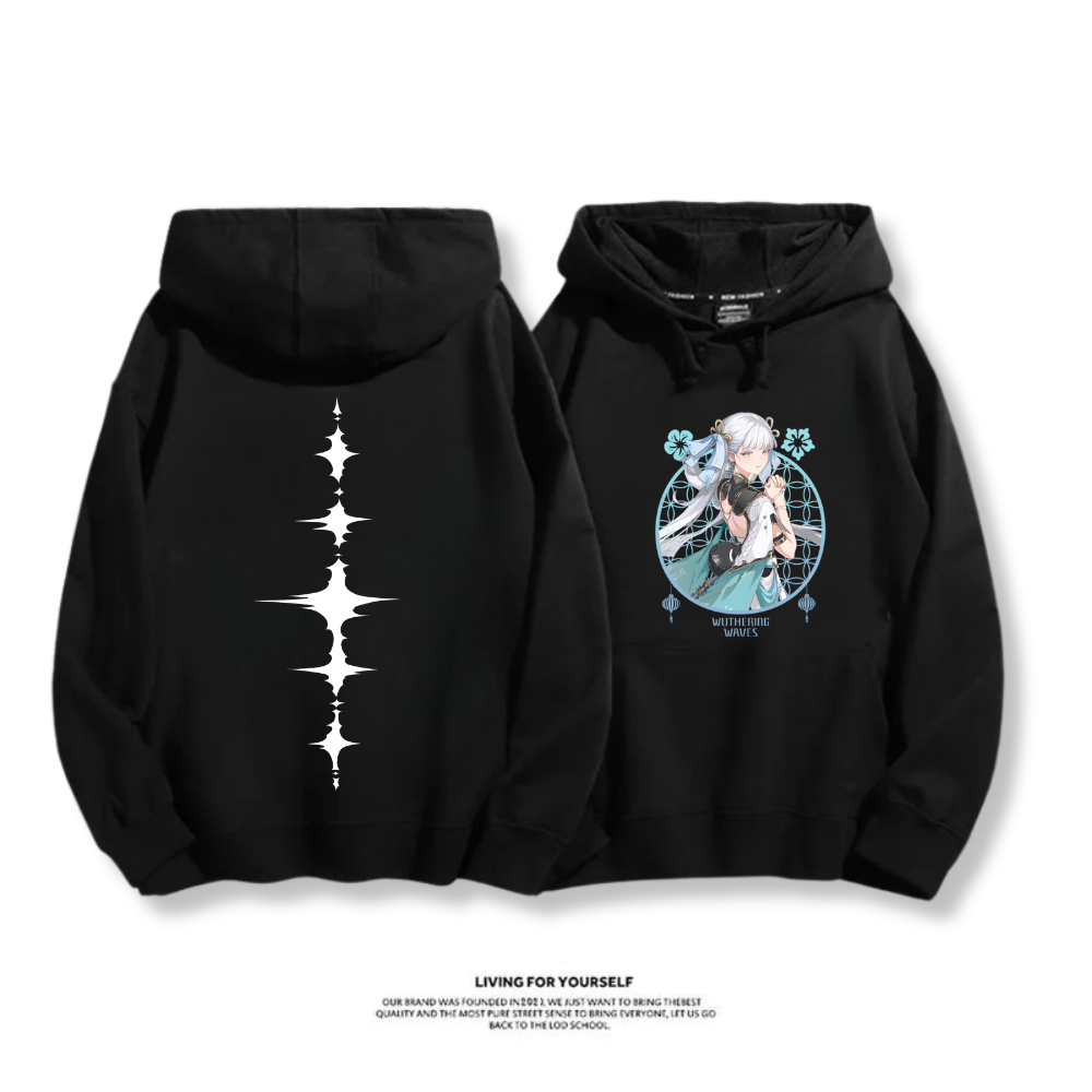 鳴潮新款 親子情侶男女款連帽衛衣