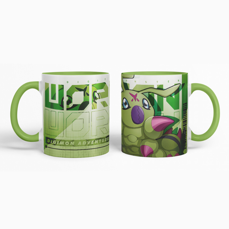 數碼寶貝 同人周邊陶瓷馬克杯