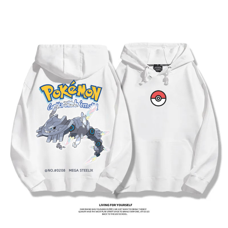 寶可夢 超級進化 2025秋冬新款 親子情侶男女連帽衛衣