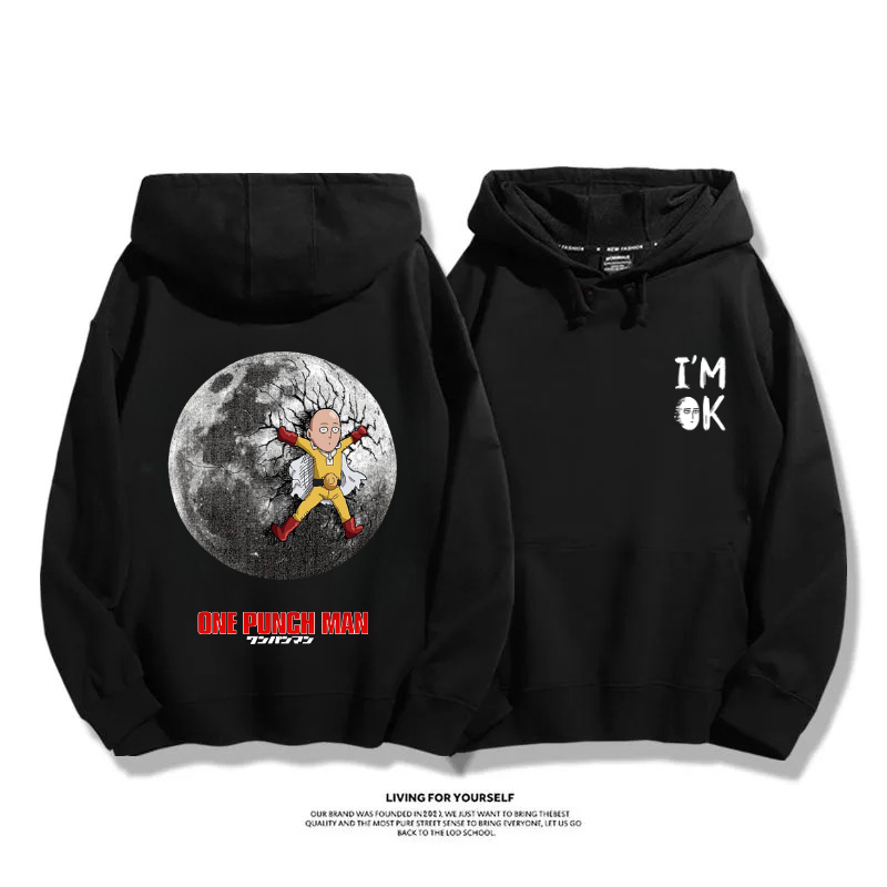 一拳超人 2025秋冬新款 親子情侶裝連帽衛衣