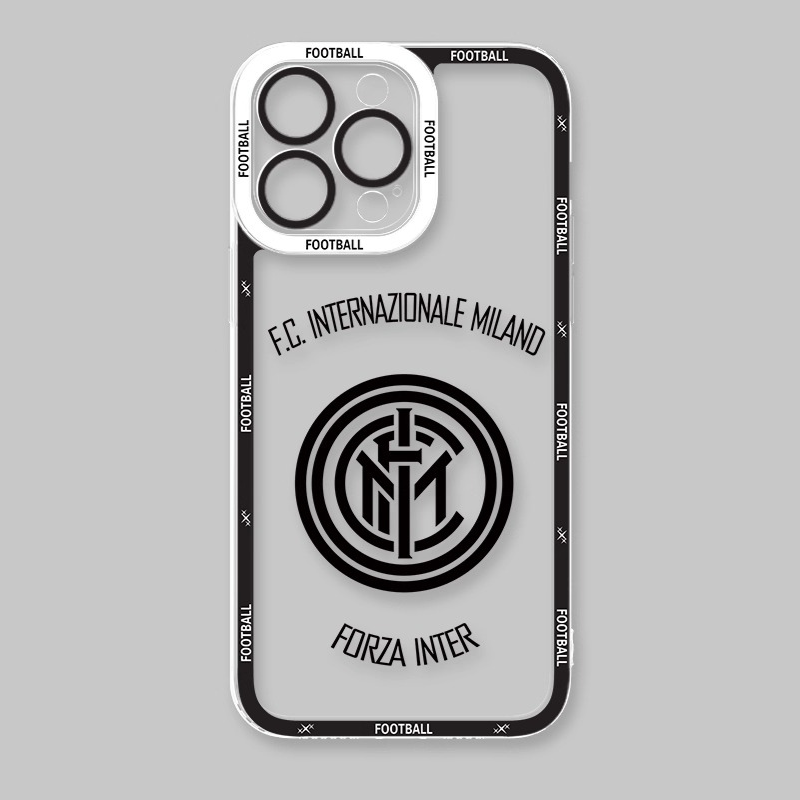 足球俱樂部天使眼透明防摔軟殼