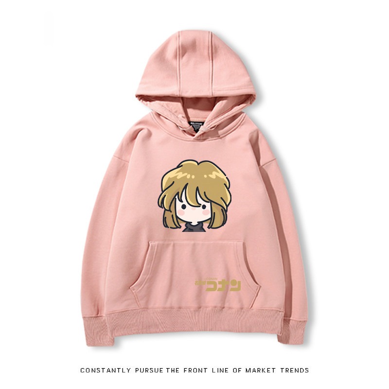 名偵探柯南 秋冬新款 親子情侶裝連帽衛衣