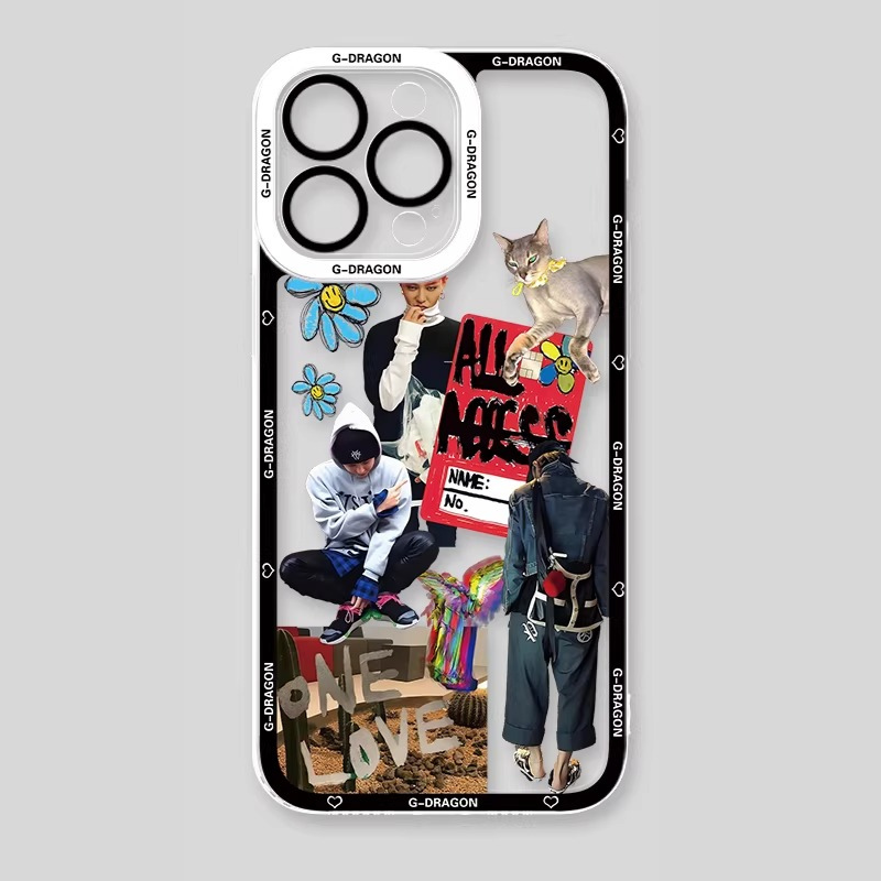 GD權志龍天使眼透明防摔軟殼