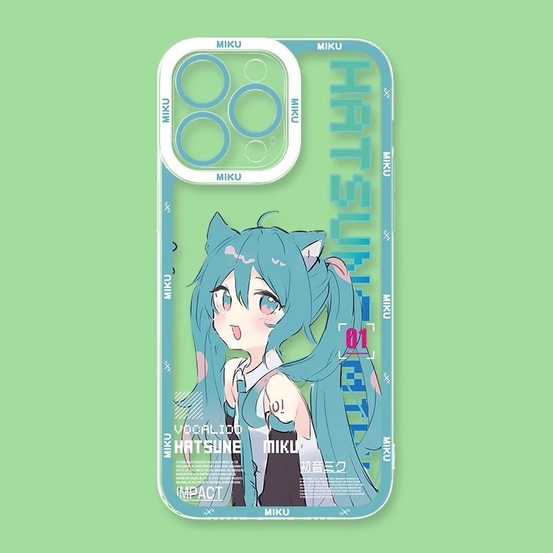 初音未來天使眼透明防摔軟殼