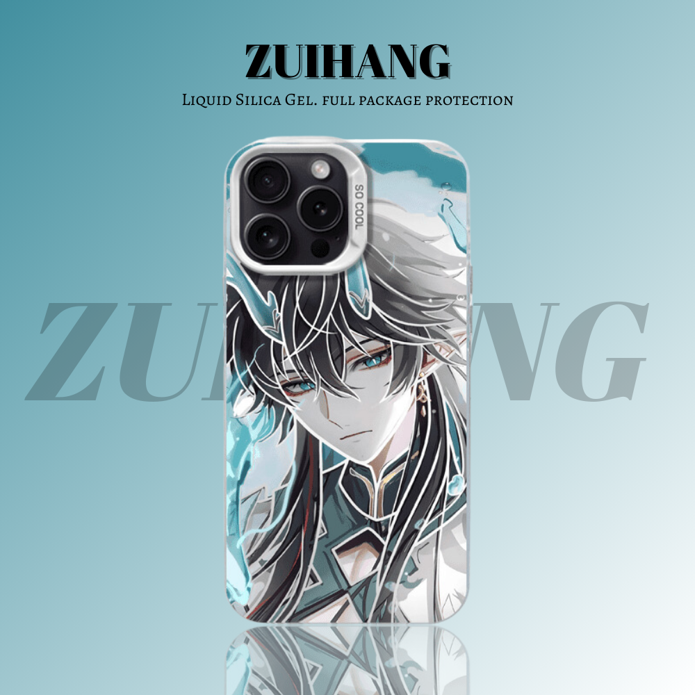 崩壞:星穹鐵道彩銀線條漸變防摔手機殼-ZUIHANG SHOP