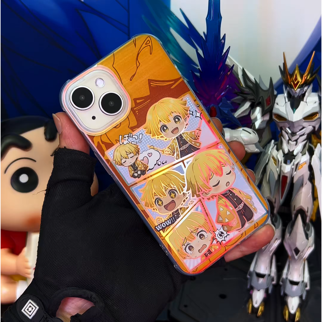 鬼滅之刃極光金防摔手機殼-ZUIHANG SHOP