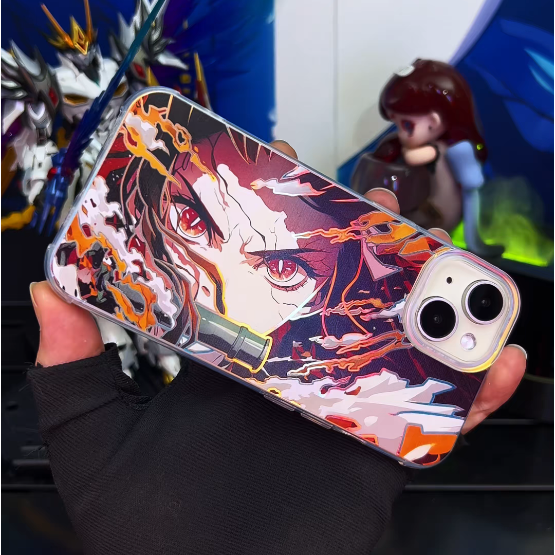鬼滅之刃極光金防摔手機殼-ZUIHANG SHOP