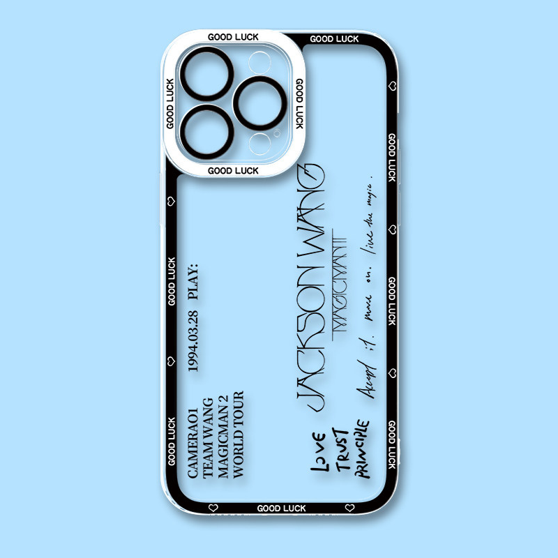 王嘉爾天使眼透明手機殼