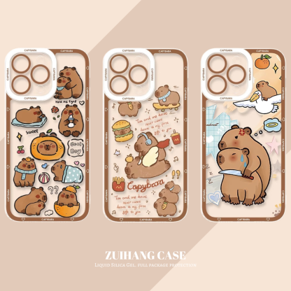 卡皮巴拉天使眼透明防摔軟殼-ZUIHANG SHOP
