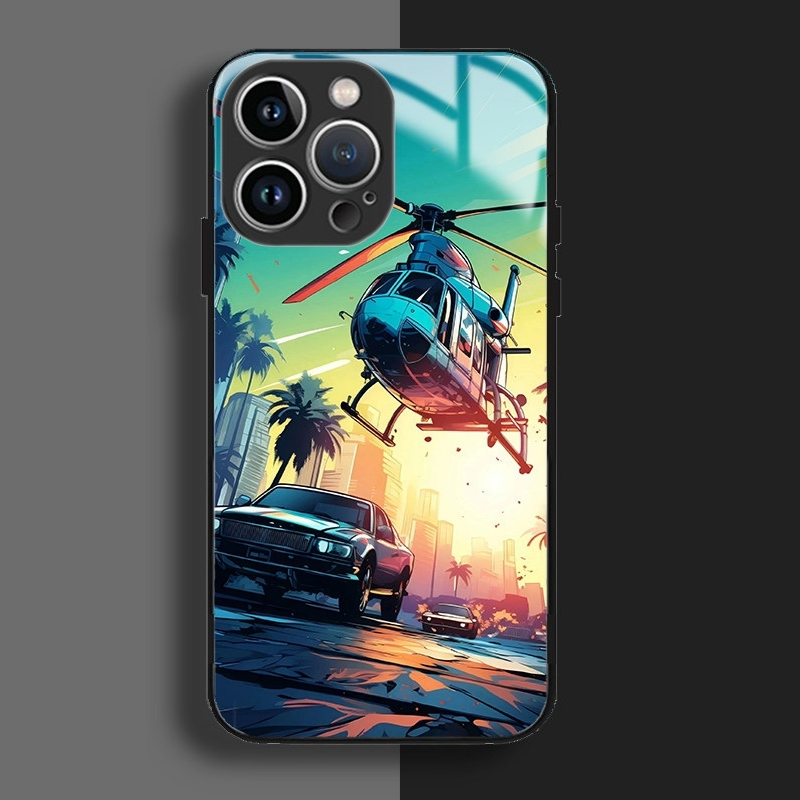 俠盜獵車手VI GTA6 高清鋼化玻璃手機殼