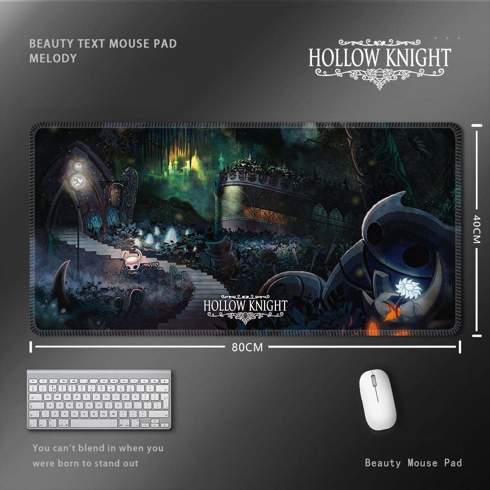 空洞騎士 Hollow Knight 滑鼠墊｜超大尺寸遊戲桌墊 電腦鍵盤墊 收藏周邊