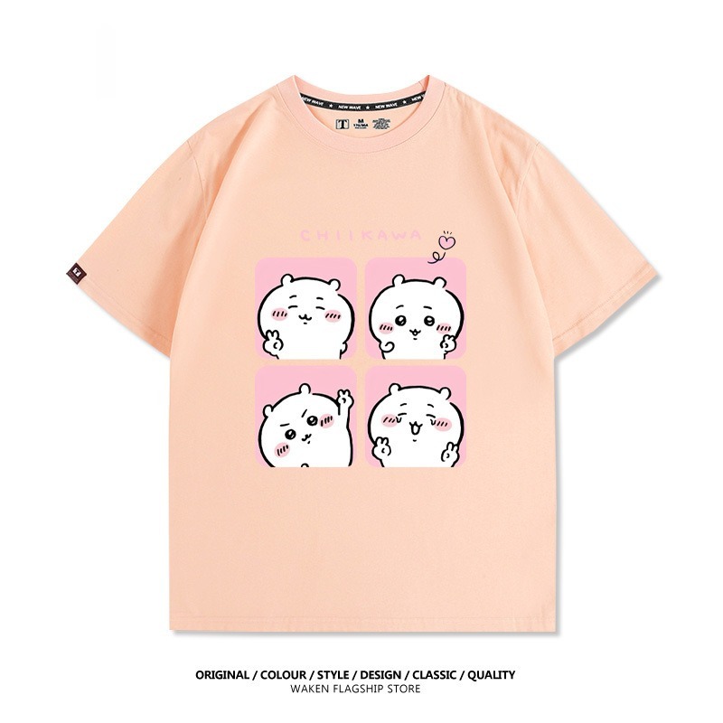 Chiikawa 2025親子情侶男女同款 印花短袖T恤