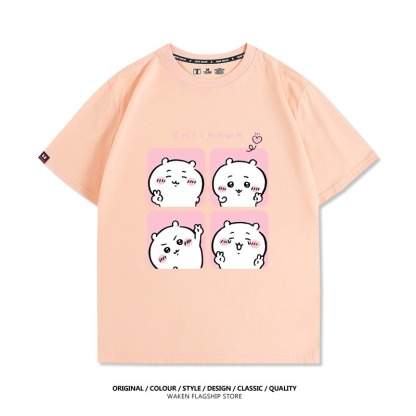 Chiikawa 2025親子情侶男女同款 印花短袖T恤