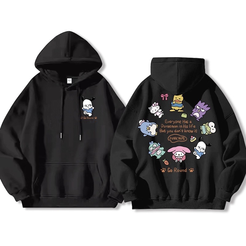 三麗鷗新款 親子情侶男女款連帽衛衣-ZUIHANG SHOP