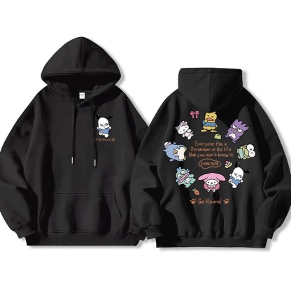 三麗鷗新款 親子情侶男女款連帽衛衣-ZUIHANG SHOP