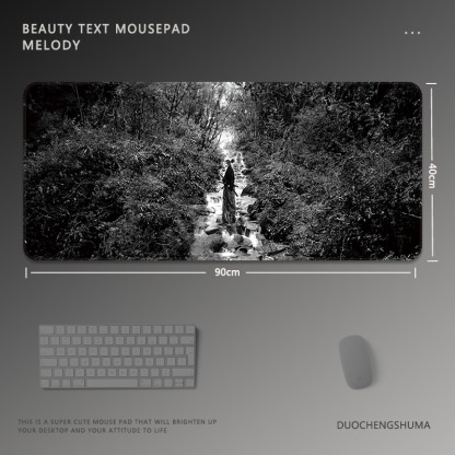 黑白動漫 主題桌墊 布質滑鼠墊-ZUIHANG SHOP