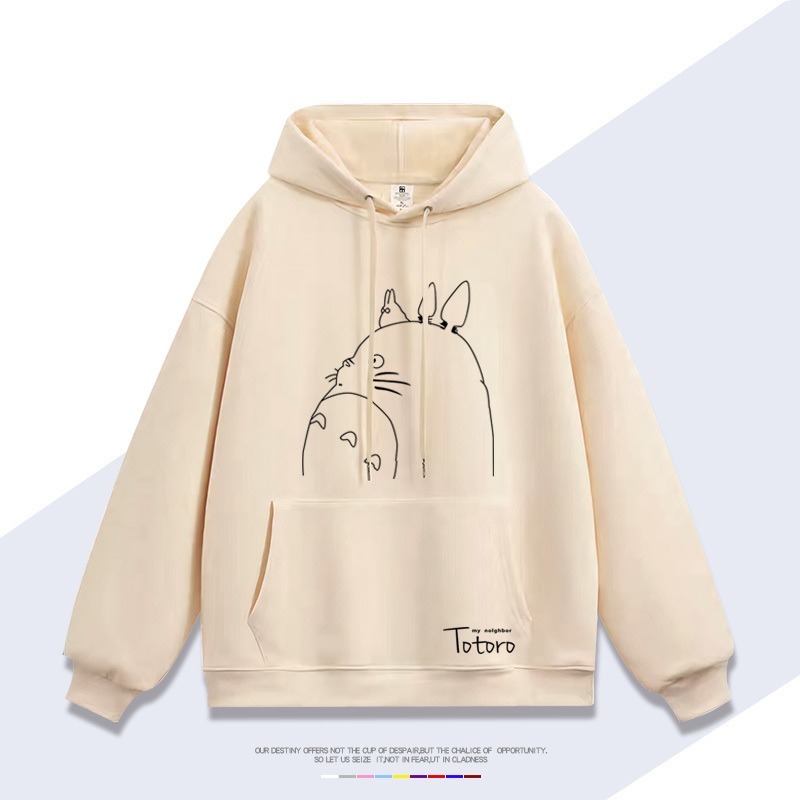 宮崎駿龍貓 2025秋冬新款 親子情侶裝連帽衛衣