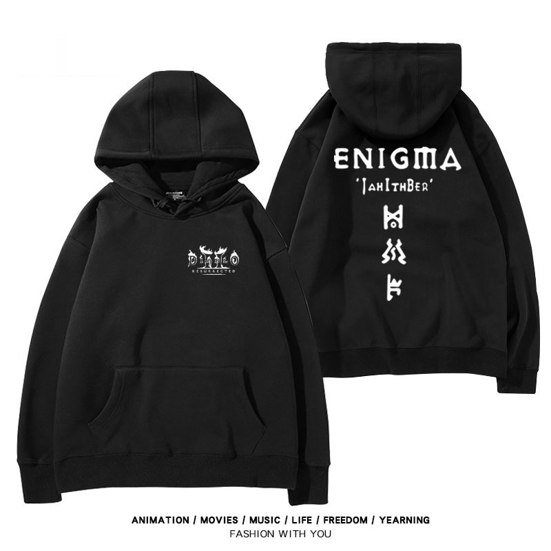 暗黑破壞神 秋冬新款 親子情侶裝連帽衛衣