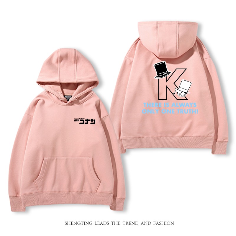 名偵探柯南 2025秋冬新款 親子情侶裝連帽衛衣