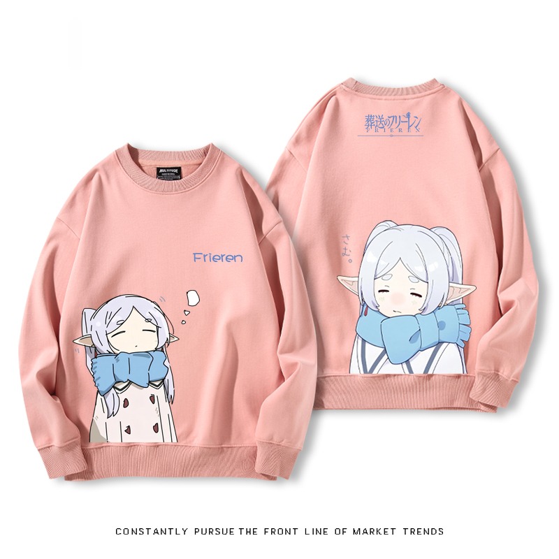 葬送的芙莉蓮 秋冬新款 親子情侶裝圓領長袖