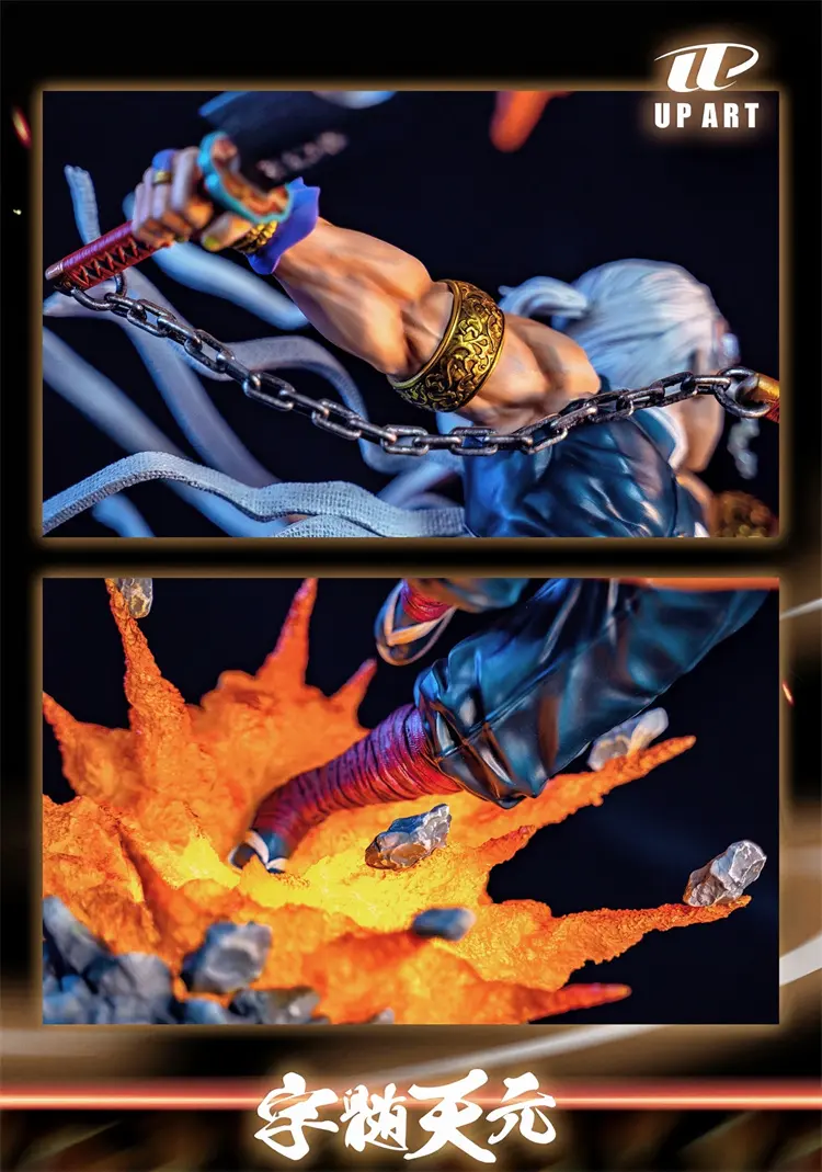 鬼滅之刃 宇髄天元 音柱 戰斗場景雕像