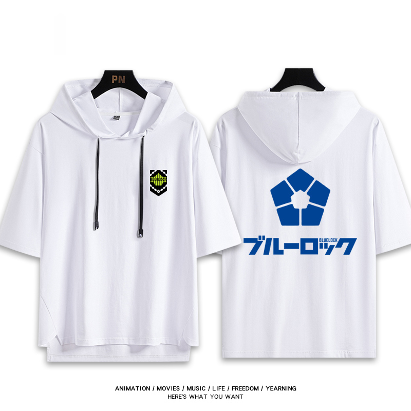 藍色監獄 連帽短袖T恤-ZUIHANG SHOP