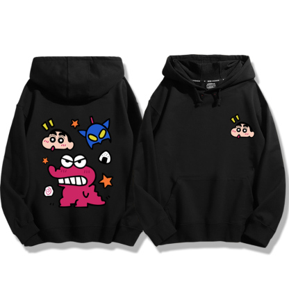 蠟筆小新新款 親子情侶男女款連帽衛衣-ZUIHANG SHOP