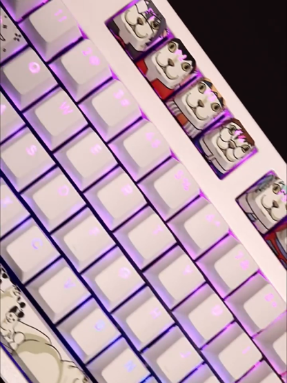 MUR貓原創透光RGB108鍵標準配列衛星軸鍵帽