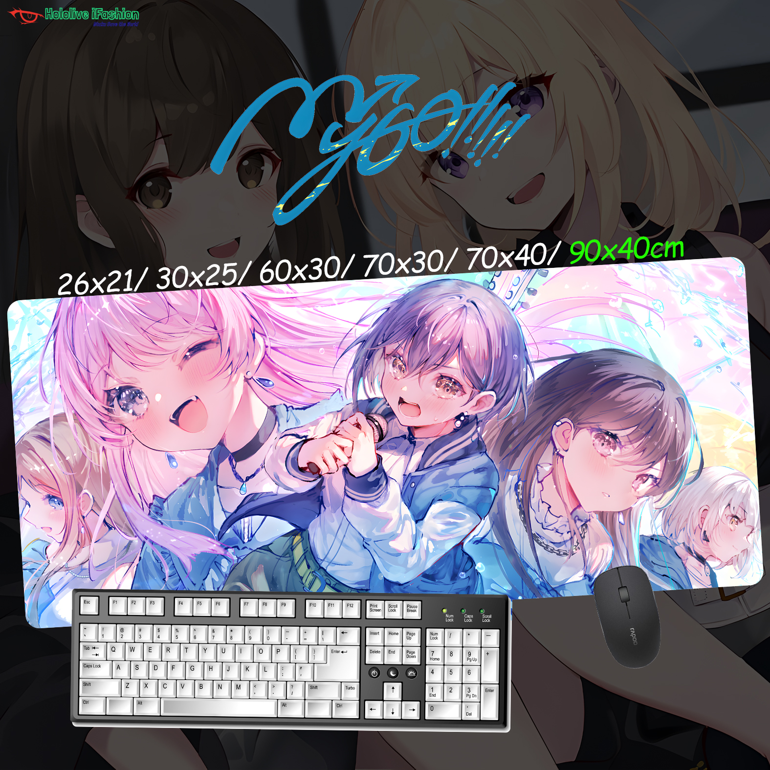 BanG Dream! It's MyGO!!!!! 超大鎖邊主題桌墊 布質滑鼠墊