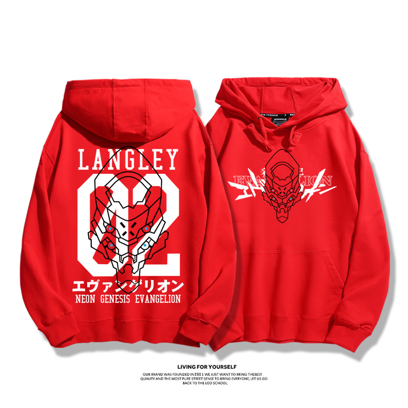 新世紀福音戰士新款 親子情侶男女款連帽衛衣-ZUIHANG SHOP