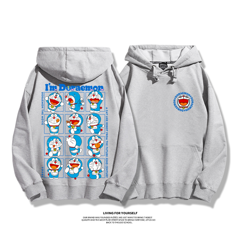 叮噹貓新款 親子情侶男女款連帽衛衣-ZUIHANG SHOP