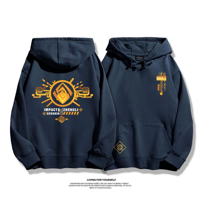 原神鐘離新款 親子情侶男女款連帽衛衣-ZUIHANG SHOP